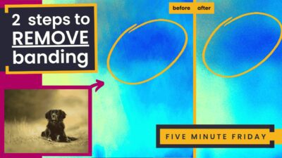 How to remove banding in Photoshop (+ Action)