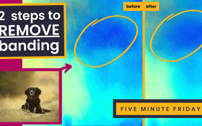 How to remove banding in Photoshop (+ Action)