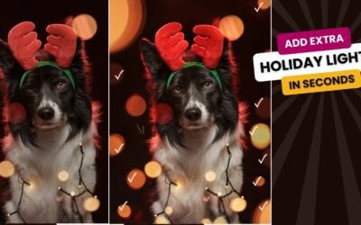 How to add extra bokeh in Photoshop (holiday light essential!)